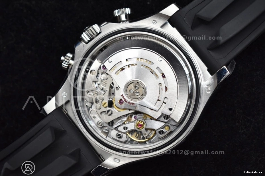 on 116519 Dial Oysterflex SA Rubber Strap BTF Best Edition Contemporary Diamonds Black 768 1:1 Daytona 0506